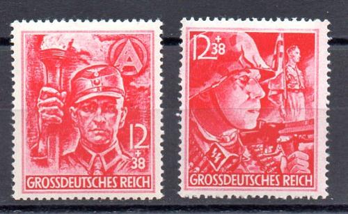 Alemania Imperio N&ordm; Yvert 825/826<br />
&nbsp;N&ordm; Michel 909/10 (**)